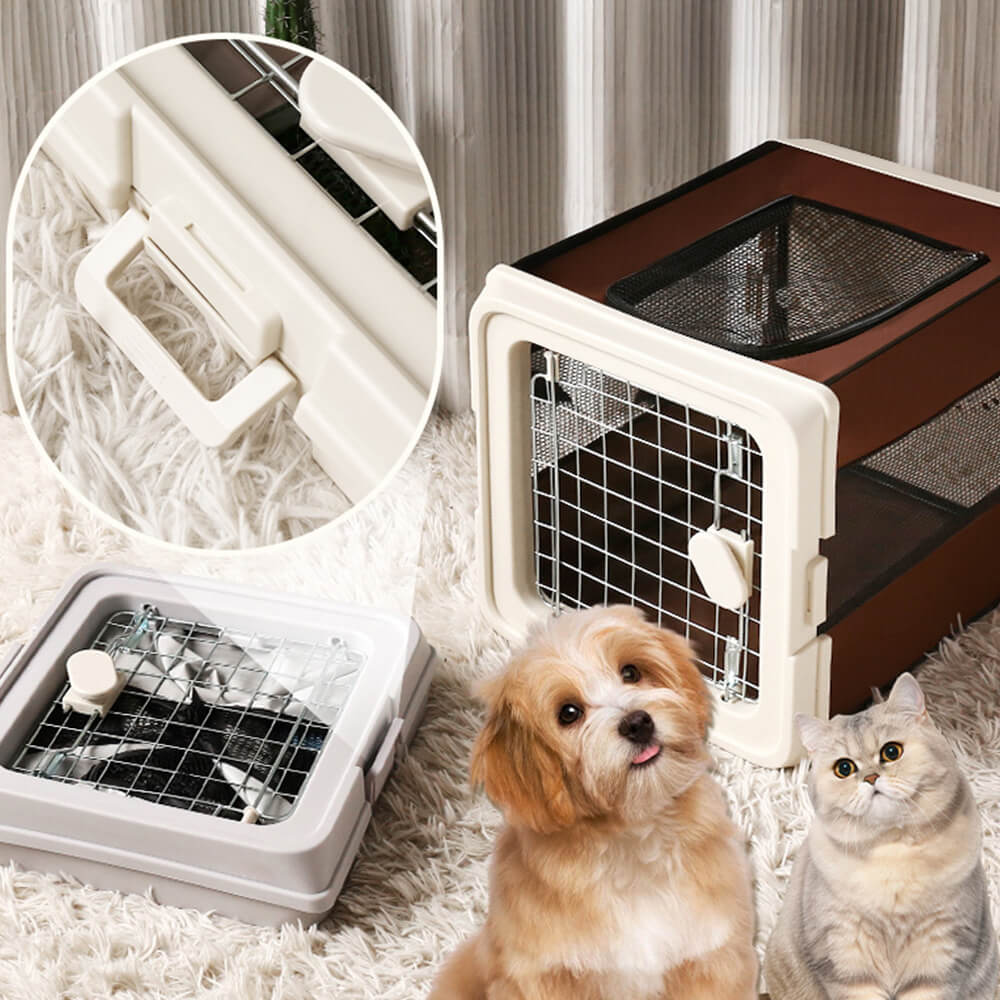 PawsomeTravel Pro pet carrier in use during a road trip